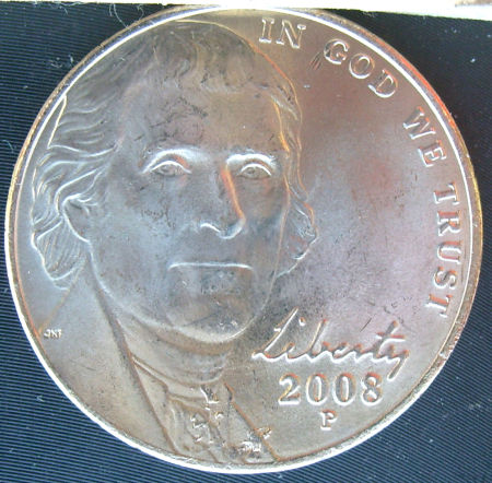 6-Coins-Jefferson-Nickel-2008-P-No-Dw-Designer-Initials